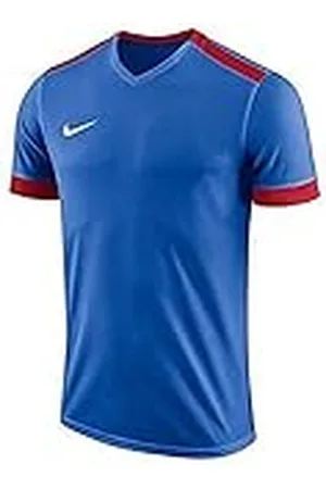 Nike M NK Dry Prk Drby II JSY SS T-Shirt, Hombre, Royal Blue/University Red/University Red/White, L