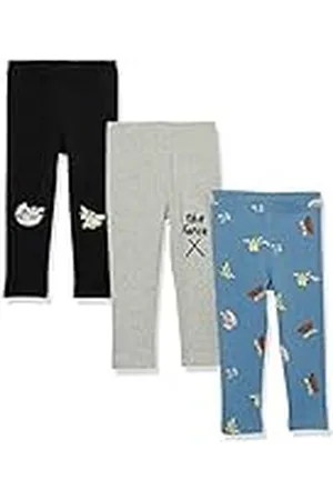 Amazon Disney | Marvel | Star Wars | Frozen | Princess Leggings Niña, Pack de 3, , 9 años