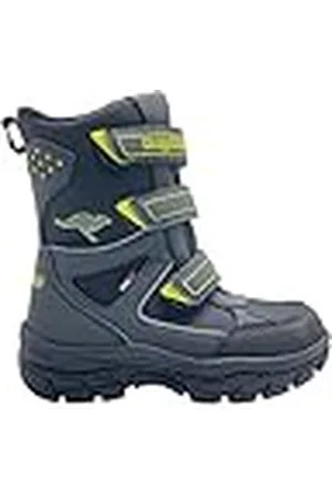 KangaROOS K-Leno Beko RTX, Botas para Nieve Hombre, Jet Black/Lemon Chrome, 38 EU