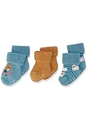 Sterntaler Baby-Söckchen 3er-Pack Rehkitz Calcetines, , 14 para Bebés