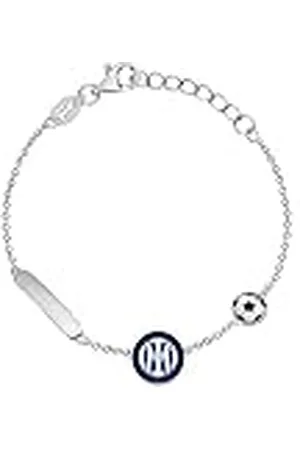Inter F.C. nacional Pulsera ACERO NIÑO, Piccola, Acero inoxidable, No es una piedra preciosa
