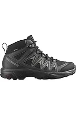 Salomon X Braze Mid Gore-Tex Zapatillas Impermeables Outdoor para Mujer, Básicos para el senderismo, Diseño deportivo, Uso versátil, Black, 42 2/3
