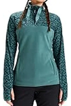 Roxy SAYNA Half Zip Sudadera, Sea Pine GRAM Tonal, Estándar para Mujer