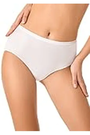 Golden Lady Slip Midi algodón, Color Blanco, XL para Mujer
