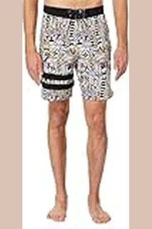 Hurley Phantom-Eco 25TH S1 Block Party 18" Pantalones Cortos, , 28 para Hombre