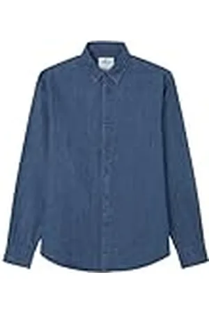 Springfield Camisa Vaquera Color básica, , S para Hombre