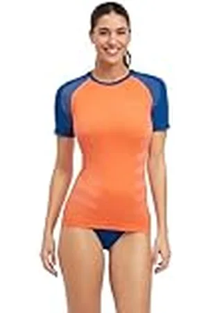 Falke Warm Round Neck W S/s TS Hilo Funcional Secado rápido 1 Pieza, Capa de Base Superior Mujer, , M