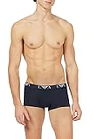 Emporio Armani 3-Pack Trunk Essential Monogram Boxer Hombre, , L