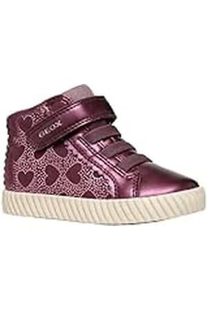 Geox B MIRROLESS Girl A, Zapatillas Bebé-Niñas, 24 EU