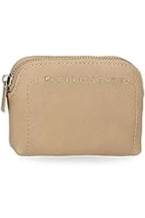 Pepe Jeans Diane Monedero Beige 12x8x2 cms Piel sintética