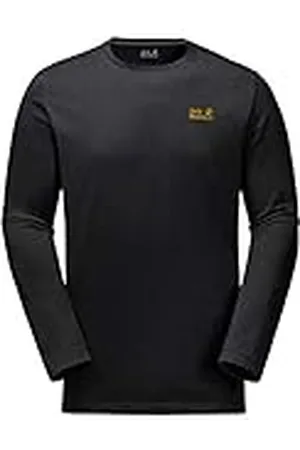 Jack Wolfskin Essential Longsleeve Men Freizeitlongsleeve Camisa de Manga Larga, Hombre, , Small