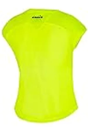 Diadora Camiseta de Manga Corta para niña, Color , Negro, Talla S