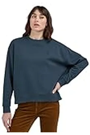 Lee Crew SWS Sudadera, Charcoal, XS para Mujer