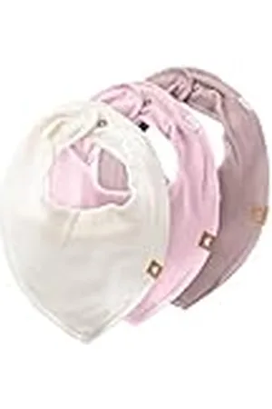 NAME IT NBNYVETTI 3P SCARF BIB NOOS, baberos bebe, /Pack:w. Deauville Mauve + Jet stream, One Size