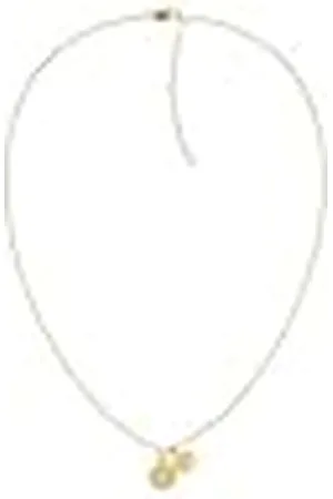 Tommy Hilfiger Jewelry Collar con Colgante para Mujer en Oro Amarillo con Cristales - 2780902