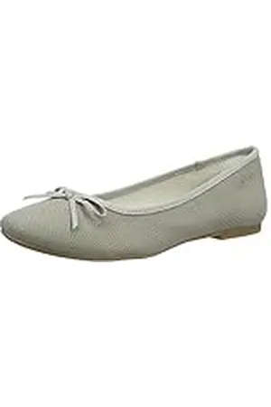 QS by s.Oliver 22133, Bailarinas Mujer, Beige (Taupe Struct. 397), 41 EU