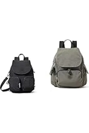 Kipling Firefly UP, Backpacks para Mujer, Color Negro, 14x22x31 cm (LxWxH) City Pack Mini, Mochilas para Mujer, Verde (Moss), Talla única