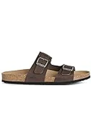 Geox U Sandal Ghita B, Sandalias para Hombre, Marrón (Dk Coffee), 46 EU