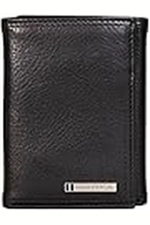 Nautica Cartera Triple de Piel esmaltada con Logotipo para Hombre con protección RFID, Color , Talla única, , Talla única