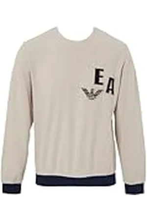 Emporio Armani Emporio Armani Sudadera de Forro Polar Para Hombre Corduroy, Sudadera Hombre, Rope., M