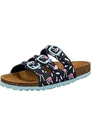 LICO Bioline Flaminco, Pantuflas Mujer, Marine/Pink, 40 EU