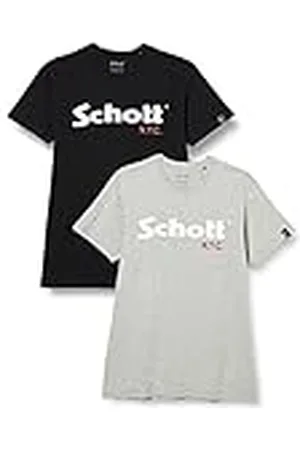 Schott NYC TS01MCLOGO, Camisa, Hombre, , L