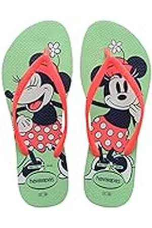 Havaianas Slim Disney Stylish, Chanclas Cómodas, Ligeras y Estilosas, Diseños de Disney, Tiras Finas y Suela Antideslizante, Mujer