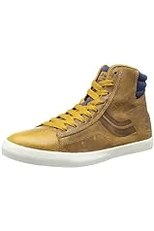 JACK & JONES JJ Reno Leather JI ORG, Zapatillas Altas Hombre, marrón-Braun (Golden Brown), 40