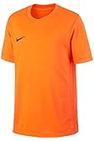 Nike SS YTH Park Vi JSY Camiseta de Manga Corta, Niños, Naranja (Safety Orange/Negro), L