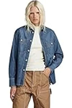 G-Star Para Mujer Camisa Regular Denim, , XL
