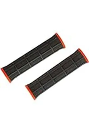 Eleven Par de puños para Bicicleta de montaña con Tapones Negro/Rojo