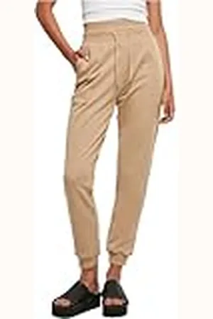 Urban classics Ladies Organic High Waist Sweat Pants Pantalones, , XXXL para Mujer