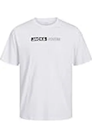 JACK & JONES JACK&JONES JUNIOR JJEPLAYER tee SS O-Neck Noos JNR, Camiseta Niños, White