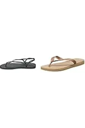 Havaianas Luna, Sandalias Mujer, Negro, 35/36 EU Top Tiras, Chanclas para Mujer, Dorado (Rose Gold), 35/36 EU