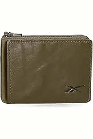 Reebok Club Monedero con Tarjetero 11x7x1,5 cms Piel