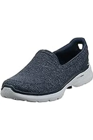 Skechers GO WALK 6 GRAND HORIZON, Zapatillas para Mujer, Textile/White Trim, 40 EU