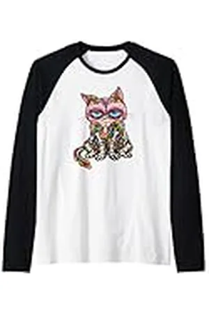 Grumpy Cat Día de Muertos - Día de Los Muertos Camiseta Manga Raglan