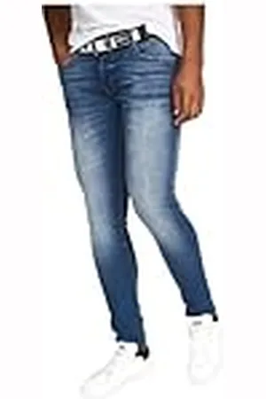 Crosshatch Barbeck Vaqueros Slim, Tinted Blue, 38W/34L para Hombre