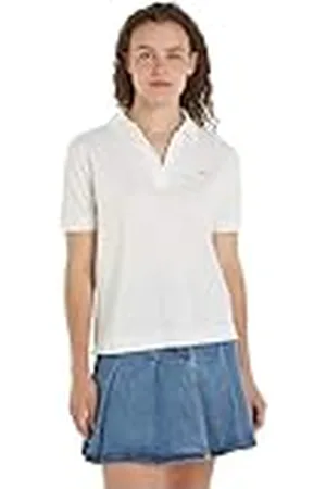 Tommy Hilfiger Mujer Polo de Manga Corta Regular Fit, , XS