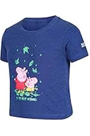 Regatta Peppa tee, Camiseta Peppa Pig de Mezcla de algodón Coolweave con diseño Estampado, , 4 años
