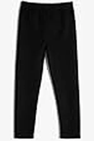 Koton Basic Ribbed Leggings Elastic Waist, Leggings niñas,