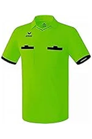 Erima Saragossa Camiseta de Árbitro, Hombre, Green Gecko/Negro, S