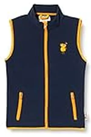 Playshoes Fleece Vest The Mouse Chaleco, Blue, 98 Unisex niños
