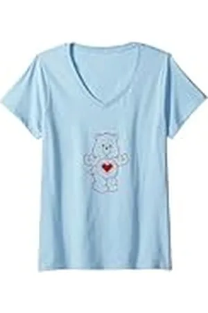 Care Bears Mujer Esquema de Love A Lot Camiseta Cuello V