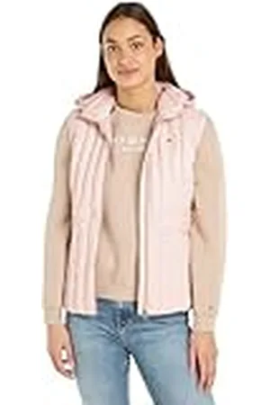 Tommy Hilfiger Feminine LW Down Vest WW0WW40485 Chalecos, , L para Mujer