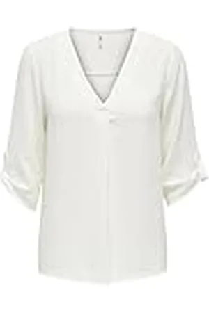 JDY Divya 3/4 Top Wvn Noos Camiseta, , 46 para Mujer