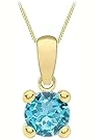 Amazon Collar con Colgante de Piedra Natal de Diciembre en Oro de 9 Quilates (previamente Amazon Collection)