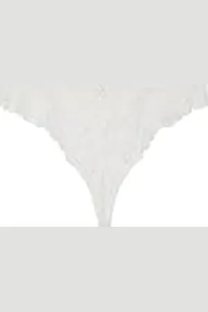 Women secret Tanga Encaje Microfibra Brief, , S para Mujer