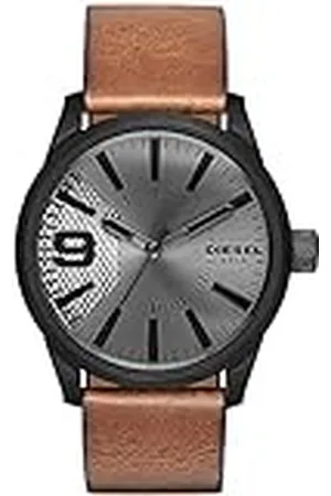 Diesel Hombre (Unisex) -Reloj de Pulsera de Cuarzo con Correa en Cuero DZ1764