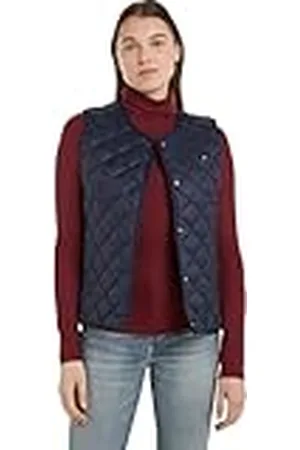 Tommy Hilfiger Chaleco Mujer Down Quilted Collarless Vest Fino, , S